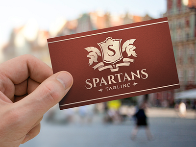 Spartans Crest Logo badge brand design brand identity branding crest logo family crest gym logo knight logo logo design luxury logo shield logo spartan logo sports branding vintage logo