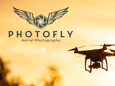 Photofly - Aerial Photography Logo aerial brand design brand identity branding camera logo drone logo lens logo design modern logo photographer photography logo shutter studio