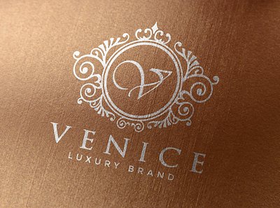 Venice - Elegant Logo beauty logo boutique logo branding classic elegant logo fashion brand feminine logo logo design luxury brand luxury logo monogram logo ornament vintage logo