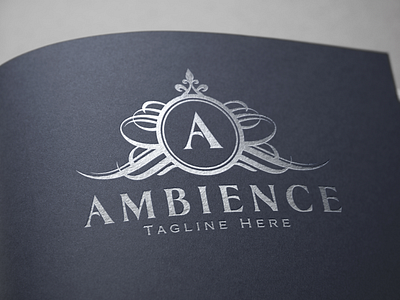 Ambience - Elegant Logo brand design branding crest logo elegant logo heraldry logo design luxury brand luxury logo monogram logo ornament vintage logo