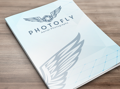 Photofly - Drone Photography Logo aerial photography agency logo brand design brand identity branding camera logo drone logo logo design photographer photography logo studio logo wings logo