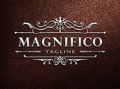 Magnifico Luxury Logo beauty logo boutique logo brand design brand identity branding elegant logo feminine logo logo design luxury brand luxury logo vintage logo