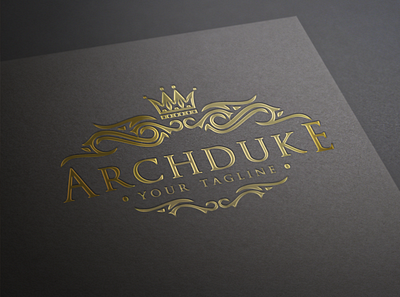 Archduke - Vintage Logo beauty logo boutique logo brand design brand identity branding elegant logo logo design luxury brand luxury logo real estate logo vintage logo