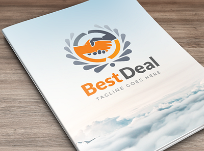 BestDeal - Handshake Logo Design agency brand design brand identity branding business deal finance graphic design handshake logo design market trade