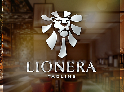 Lionera Logo Design agency brand identity branding crest logo elegant logo law firm lawyer logo lion head lion logo logo luxury logo real estate realtor logo realty shield logo