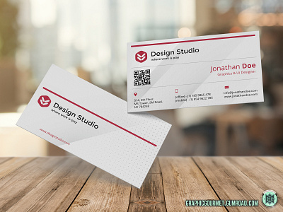 Simple Business Card Design v01 brand identity branding business card corporate identity personal branding stationery visual identity