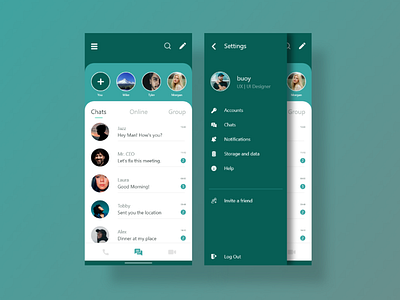 WhatsApp User Interface