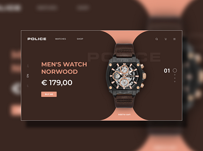 Watch Web UI branding concept creative design interface layout minimal ui uiux watch web design website