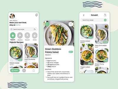 Recipe App - Repedia cooking app green recipe recipe app