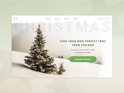 Christmas tree Webdesign