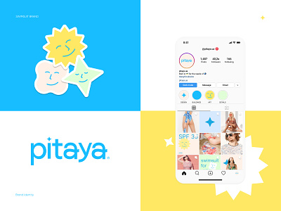 Pitaya Brand Identity brandidentity branding characters design graphic design identity illustration logo modern modern logo spf swim swimwear ukrainian