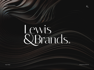Lewis & Brands Logo brand development branding business clean consulting consumer design development ecomm font logo graphic design logo modern logo professional strategy vector