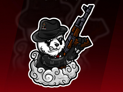 PANDA LOGO animal badges cartoon cartoon panda design emotes illustration logo logo design logo designer logo esport logo ideas logo maker mascot mascot design mascot logo panda streamer streaming twitch