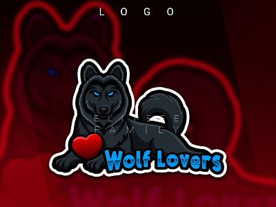 WOLF LOGO animal badges cartoon cartoon mascot design emotes illustration logo logo design logo designer logo ideas logo maker mascot mascot design mascot logo streamer streaming twitch vector wolf