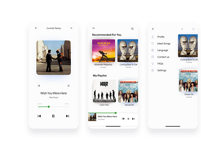 Music Player App UI Concept