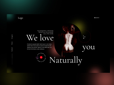 Naked Beauty Displayed art branding design figma minimal nakedbeauty nude art photoshop typography ui ux vector