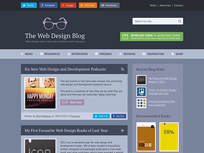 The Web Design Blog Redesign V2