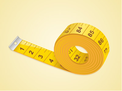 Tape Measure Icon tape measure yellow