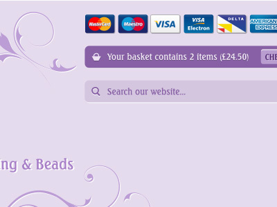 Beading E-commerce Website (work in progress)