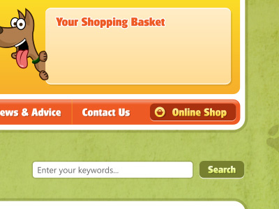 Pet Shop e-commerce dog e commerce orange pets yellow
