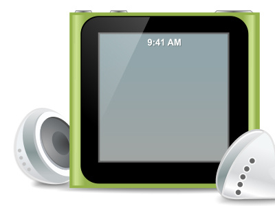 iPod Nano Icon green icon ipod nano