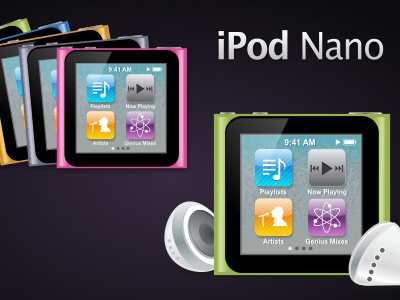 Nearly finished iPod Nano icons