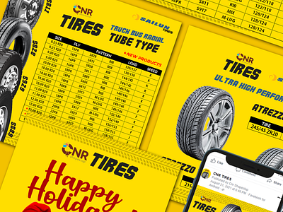 Social Media post sample (CNR Tires)