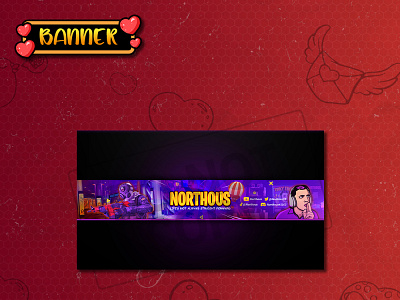 Banner Youtube Northous ✨ animation art artist artwork branding design gamers graphicdesign illustration logo youtube banner