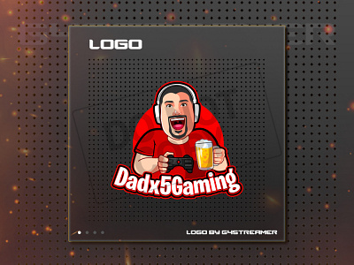 HAPPY LOGO cartoon design emotes gamers graphicdesign illustration logo logo design logo designer logos mascot mascotlogo