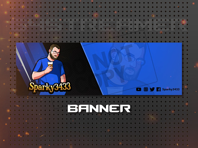 TWITCH BANNER animation banner cover custom banner design emotes gamers graphicdesign header illustration logo logo design logo designer overlay overlay banner screen banner twitch banner
