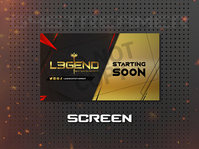 STARTING SOON SCREEN animated screen animation custom screen design emotes gamers graphicdesign illustration logo logo design overlay screen starting soon starting soon screen twitch overlay