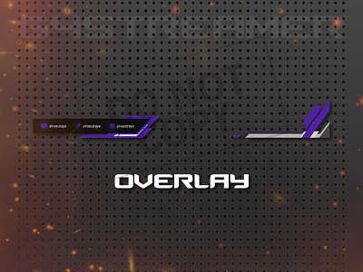 CUSTOM OVERLAY animation branding custom overlay design emotes gamers graphic design graphicdesign illustration logo logo design overlay top overlay ui