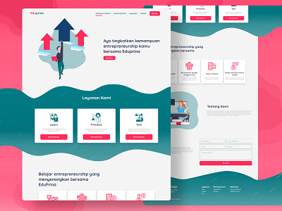 Landing Page For Education Platform