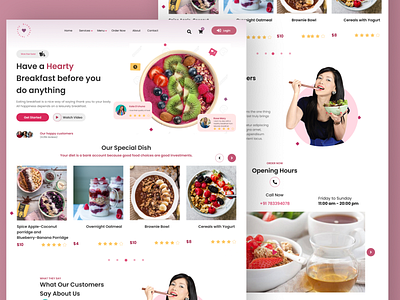 Food website branding breakfast design dine dinner eating figma food food website food website landing page graphic design landing page logo lunch restaurant ui userexperience userinterface ux website