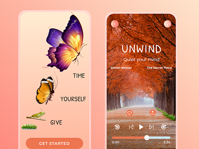 Self care app adobe app app design behance branding dribble figma illustration kit landing page layout self care self love template ui user experience user interface vector web design website