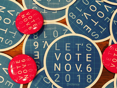 VoteNov Stickers and Buttons