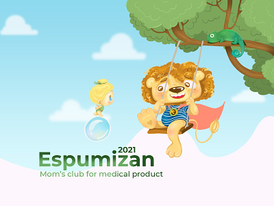 Espumizan 2021 branding fairy storytelling illustration product tales web design