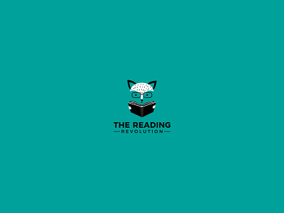 The Reading Revolution Logo adobe illustrator animal logo branding business logo company logo flat logo graphic design logo minimal logo reading revolution logo the reading revolution