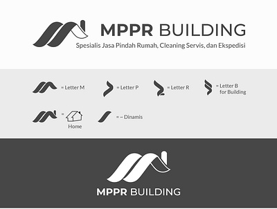 MPPR Building Logo branding combination logo exclusive logo logo logo design logo mark logogram logos modern modern logo