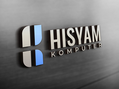 Hisyam Komputer Logo branding combination logo exclusive logo logo logo design logo mark logogram logos modern logo monogram logo