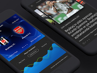 Beşiktaş JK. Application Product Ui Design