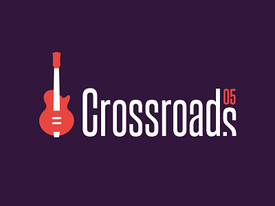 Crossroads Logotype blues crossroads gibson guitar logo logotype