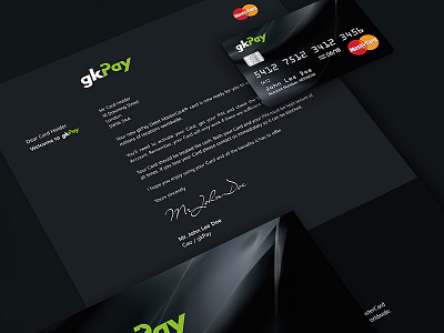 Gkpay Branding branding brandnew card credit card editorial letterhead package