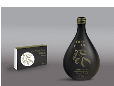 Olive Oil & Soap design packaging