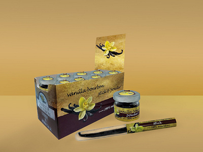 Design Packaging & Labels for Vanilla Sticks and Powder design design label packaging