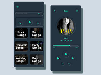 Music App Design