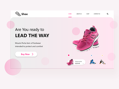 Home page online shopping Site Page app branding design ui ux web
