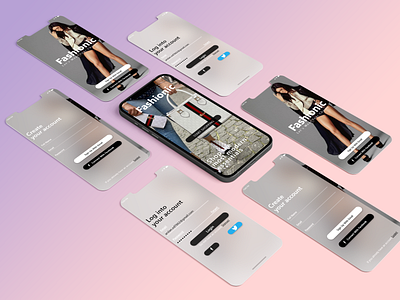 Fashion App Design app app design application design ui ux