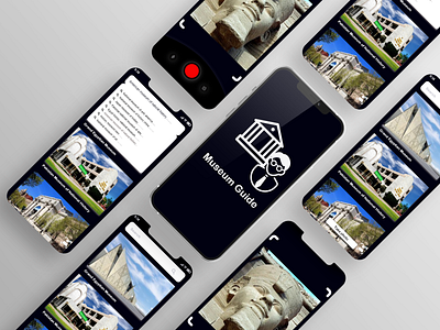 Museum Guide app app app design application design ui ux