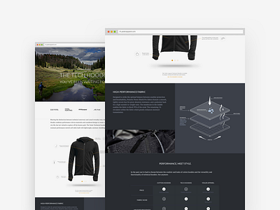 Yesler Apparel landing page responsive responsive web ui ui design ux visual design web